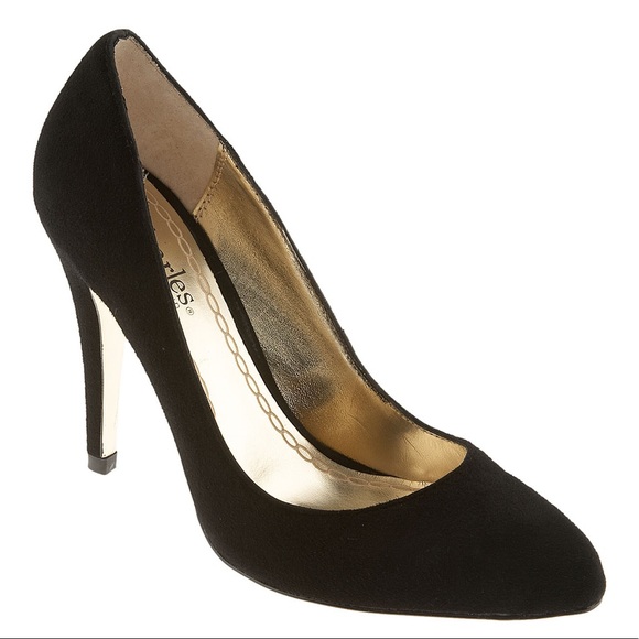 Charles David Shoes - Charles by Charles David Black Suede Pumps Heels